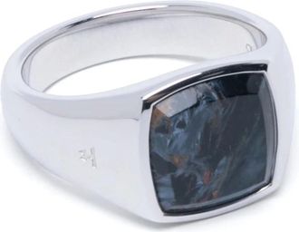 Tom Wood Anello Kay - - Accessories - Uomo - Grigio - 58 MM