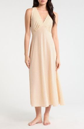 Reformation Lila Sleeveless Sleep Dress in Marilyn Dot at Nordstrom, Size X-Small