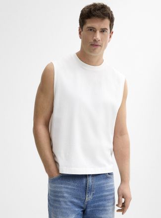 Le 31 Mens Solid sleeveless T-shirt Comfort fit