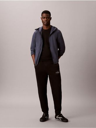 Calvin Klein Jeans Calvin Klein Mens Monologo Fleece Joggers - Black - XL