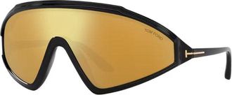 Tom Ford FT1121 01G Shiny Black/Brown Mirror