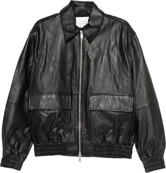 STUDIO NICHOLSON Piston Leather Jacket