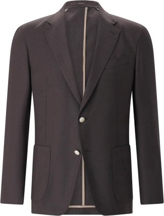 Windsor Giacca Shaped-Fit Giro - - Jackets - Uomo - Marrone - M