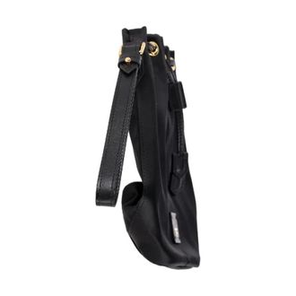 Tom Ford Pre-owned Bucket Bags, female, Black, Size: ONE SIZE Pre-owned Satin Shoulder Bag