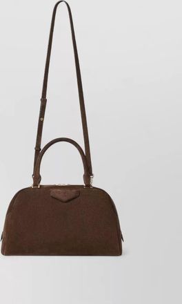 Givenchy suede shoulder bag top handle strap