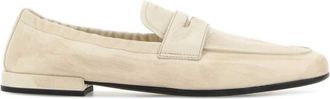 Prada Beige Slip-on Loafers