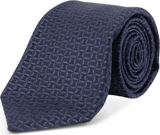 Kiton Ciro Paone Stropdas - Heren - Stropdassen - Blauw - ONE Size - Accessoires