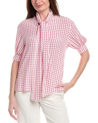 Akris Silk Printed Top