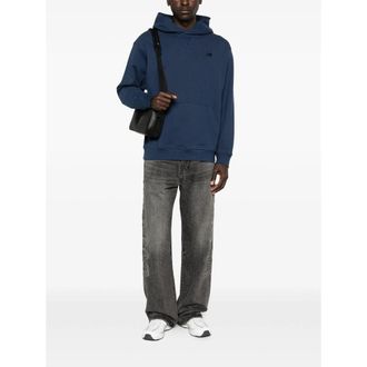 New Balance Cotton Hooded Hoodie - Navy