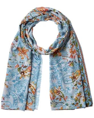 La Fiorentina Silk-Blend Printed Scarf