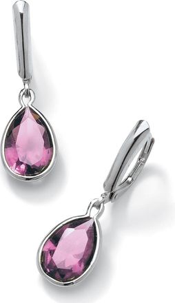 Palm Beach Jewelry Birthstone.925 Sterling Silver Drop Earrings