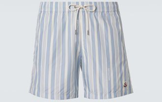 Moncler Archivio striped swim trunks