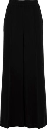 Aspesi Wijde Broek - Dames - Wijde Broeken - Zwart - L - Broeken