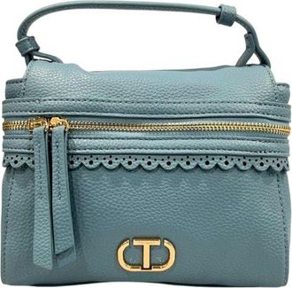 Twinset Blue PU Women Womens Handbag