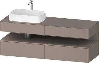 Duravit Qatego Consola Mueble Bajo Lavabo, 2 Extensiones, 2 - Duravit