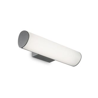 Netlighting Etere Integrated LED Outdoor Wall Lamp 1 Light Anthracite 3000K IP44 in Black