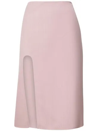 Stella McCartney Gonna con spacco laterale - Rosa