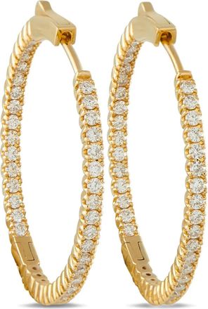 Luxury Bazaar Orecchini a cerchio con diamanti - Oro