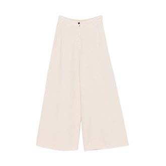 Forte_Forte My Trousers Wide Trousers - female - Forte Forte - Wide Trousers - White - XL - Trousers