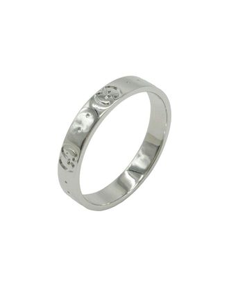 Gucci 18K Rose Gold Icon Gg Ring (Authentic Pre-Loved)