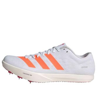 adidas Adizero Long Jump White Lucid Orange JQ0807