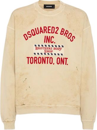 Dsquared2 Felpa con ricamo - Toni neutri