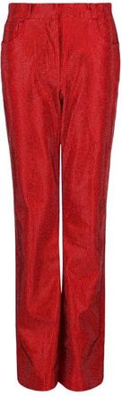 Ferragamo Ferragamo Crystal Embellished Trousers