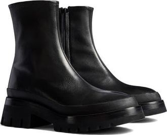 Khaite Fallon Lug Sole Bootie in Black at Nordstrom, Size 6.5Us