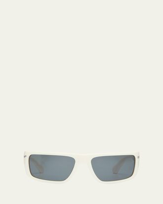 Off-white Mens Bologna Acetate Wrap Sunglasses