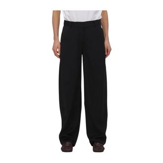 Envii Broeken, Dames, Zwart, M, Leer, Enraye Pants 7092