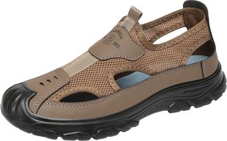 Generic Mens Trainers for Sport Air Mesh Slip On Walking Shoe Breathable Lightweight Trainer Beach Water Gym Rebound Core Outdoor Flat Shoes Jogging Tennis Sp