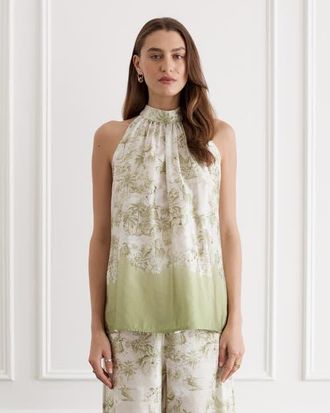 Aqua Blu Australia Alice Top in Faisane at Nordstrom, Size X-Large