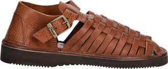 Fracap Sandalias de Piel D025 - Shoes - Mujer - Marr&oacute;n - 39 EU