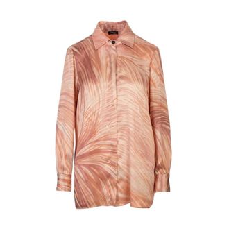 Kiton Shirts, female, Multicolor, Size: 2XS Abstract-print Shirt