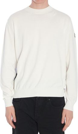 Moncler White Crew Neck Sweater