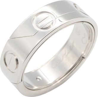 Cartier Silver White Gold (18K) Band Ring (Pre-Owned)
