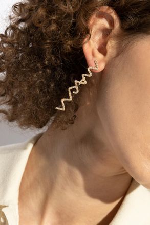 Marni Brass Earrings, Womens, Gold