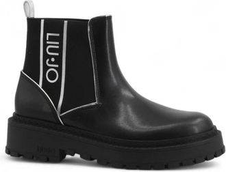 Liu Jo Enkellaarsjes - Dames - Enkellaarsjes - Zwart - 37 EU - Leer - Schoenen