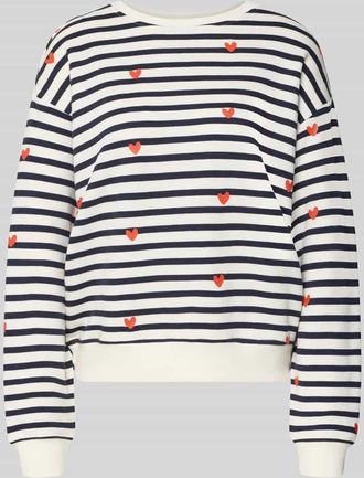 Smith & Soul Sweatshirt im Allover-Look in Marine, Gr&ouml;&szlig;e XXL