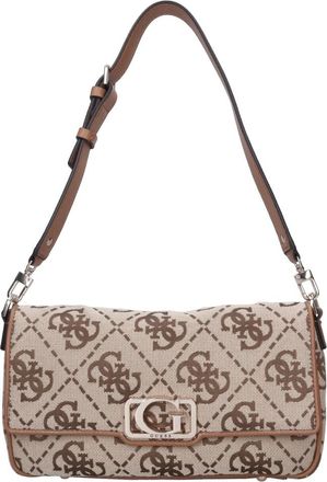 Guess Tassen, Dames, Bruin, ONE Size, Leer, Circe Schoudertas