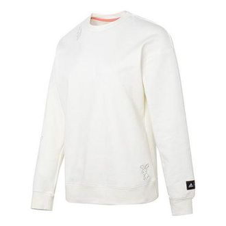adidas (WMNS) adidas CNY Graphic Sweaters White HZ3004