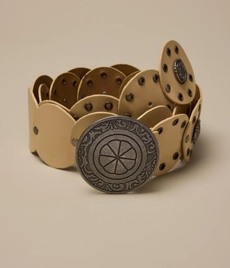 Lucky Brand Grommet Concho Belt