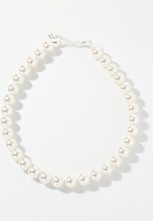 Clio Blue Womens XL pearl necklace