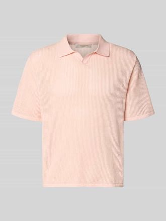 Jack & Jones Jack & Jones Regular Fit Strick-Poloshirt Modell CASSIS in Apricot, Gr&ouml;&szlig;e XXL
