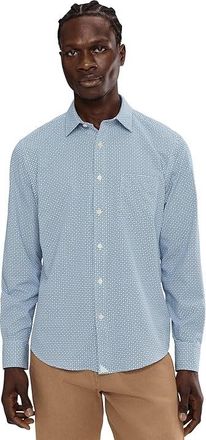 UNTUCKit Performance Shirt with Pocket Mens Clothing Blue 1 : 2XL Regular Fit, Elastane/Nylon