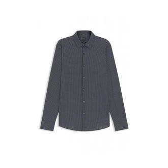 HUGO BOSS Hank 261 Shirt - male - Hugo - Formal Shirts - Blue - XL - Shirts