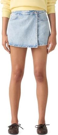 Levi's Denim Skort in Abraided Art Skirt at Nordstrom Rack, Size 25