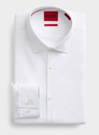 HUGO BOSS Mens Koey poplin shirt Slim fit