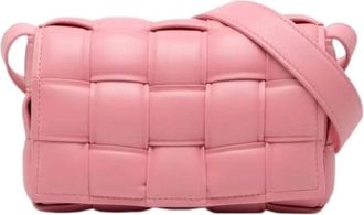 Bottega Veneta Pre-owned Cross Body Bags, female, Pink, Size: ONE SIZE Pre-owned Crossbody Bag