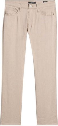 Mavi Marcus Slim Straight Leg Pants in Coffee Linen at Nordstrom, Size 32 X 32